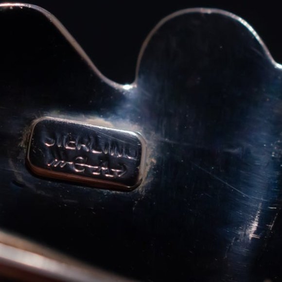 Carl Art Vintage Sterling Silver Leaf brooch - Picture 3 of 3